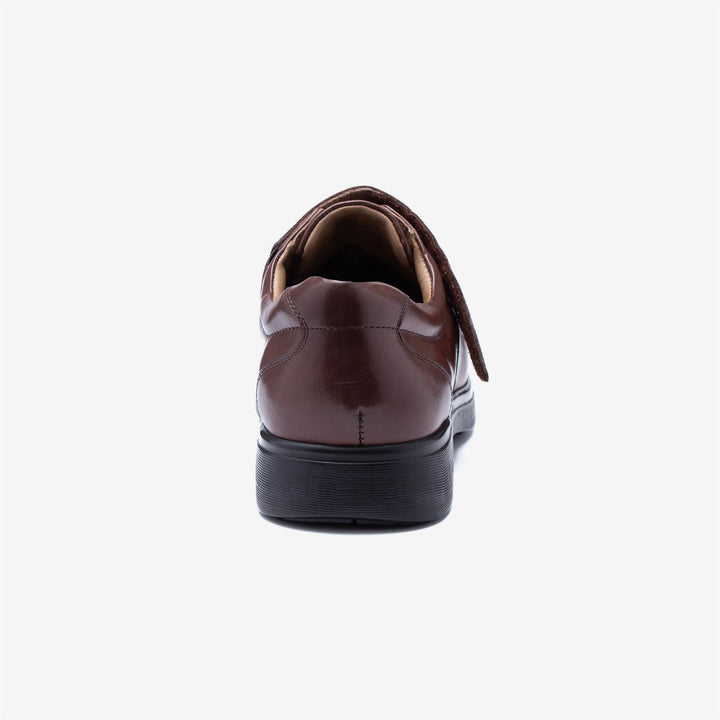 Mens Wide Fit Tredd Well Roger Velcro Shoes in Black - Image 1