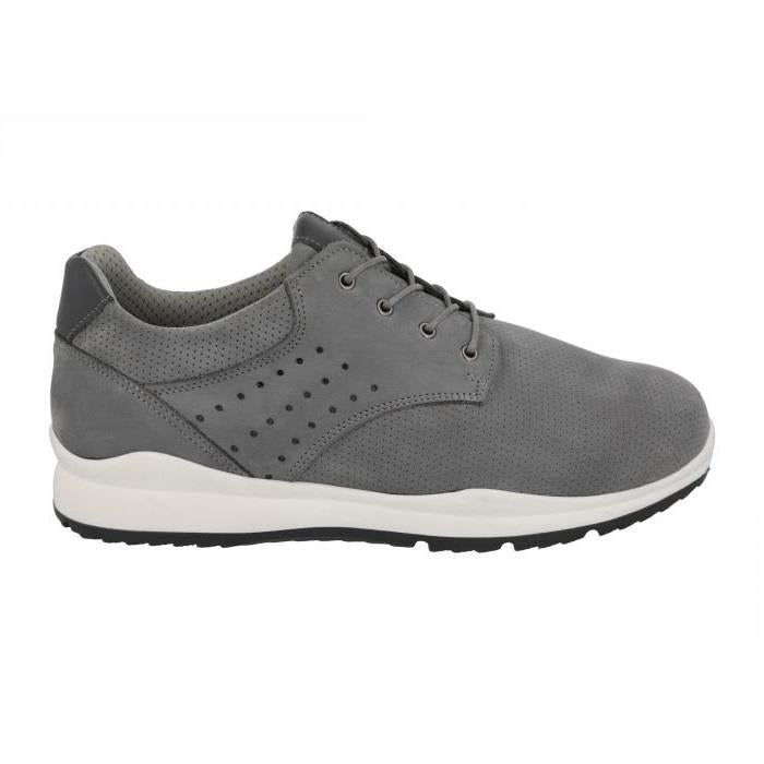 Men's Wide Fit DB Benjamin Shoes in Navy Nubuck - Image 1