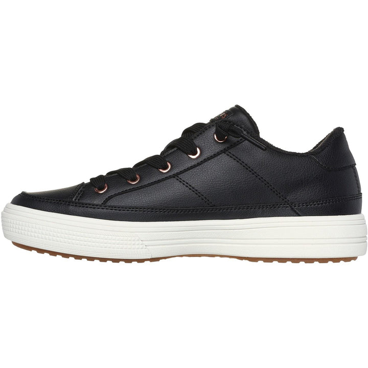 Women's Wide Fit Skechers 177189 Arch Fit Arcade On My Way Trainers in Black - Image 1