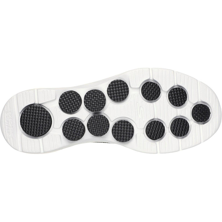 Women's Wide Fit Skechers 125231 Slip-ins Go Walk 7 Mia Trainers in Black/White - Image 1