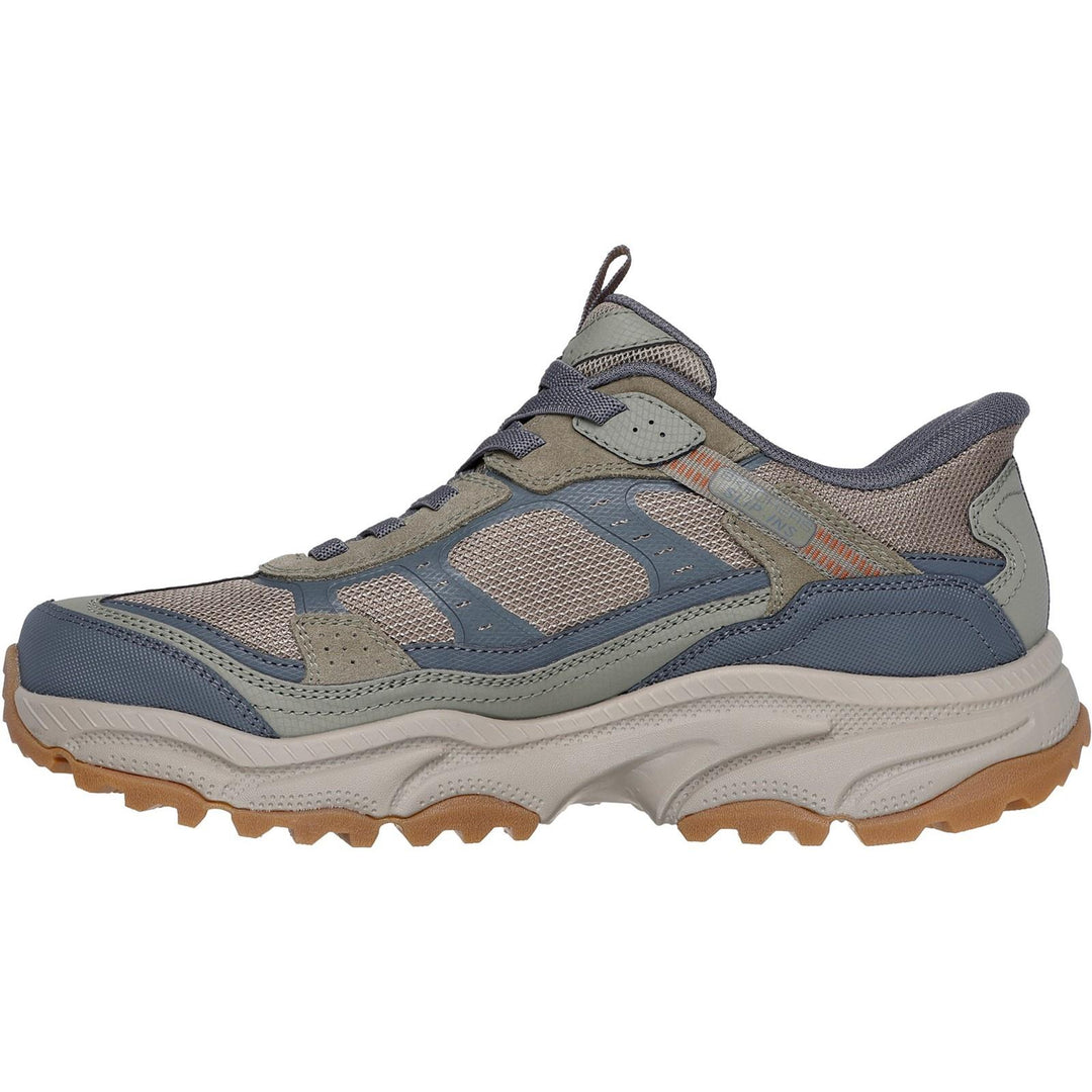 Men's Wide Fit Skechers 237744 Slip-ins Vigor At Trainers in Black - Image 9