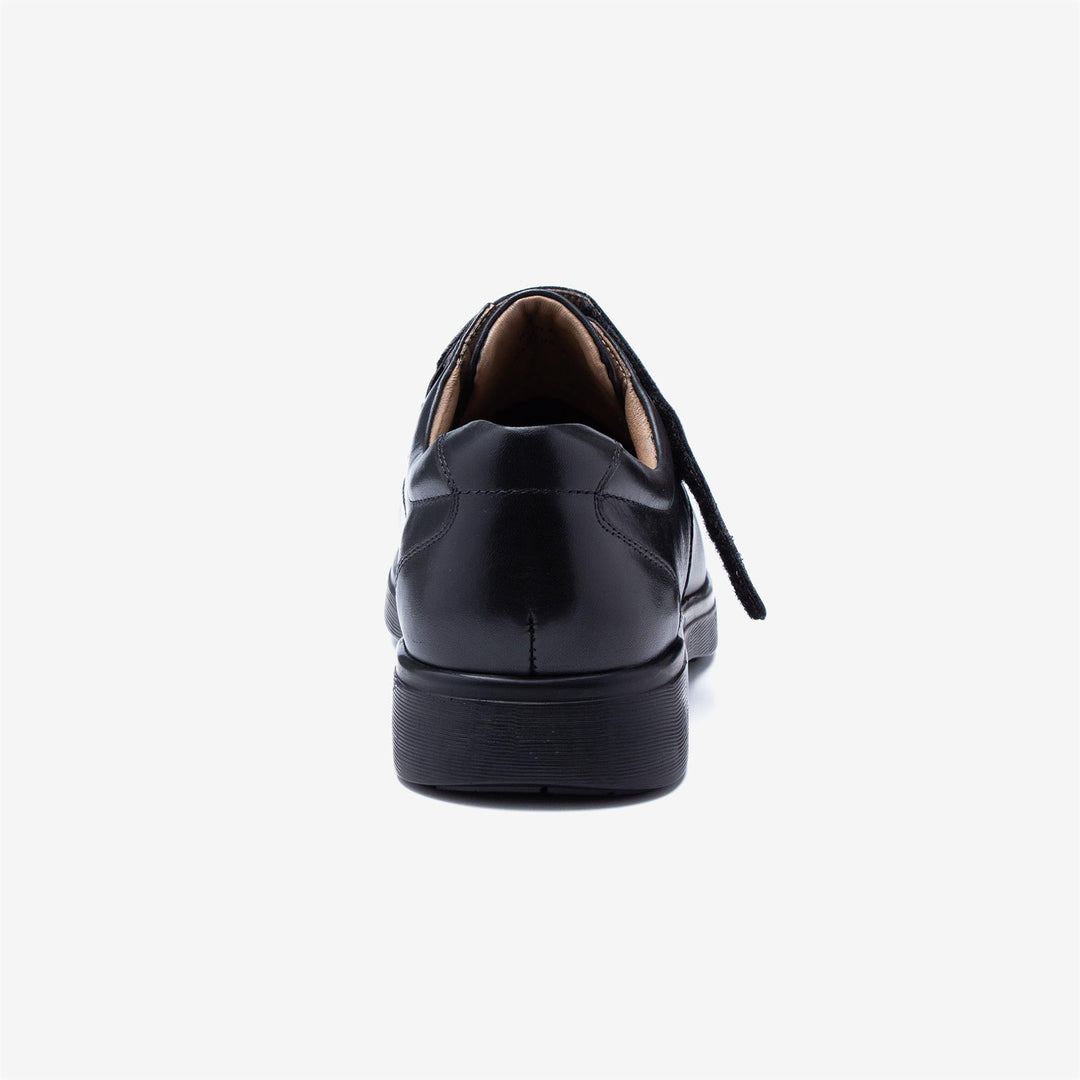 Mens Wide Fit Tredd Well Roger Velcro Shoes in Black - Image 6