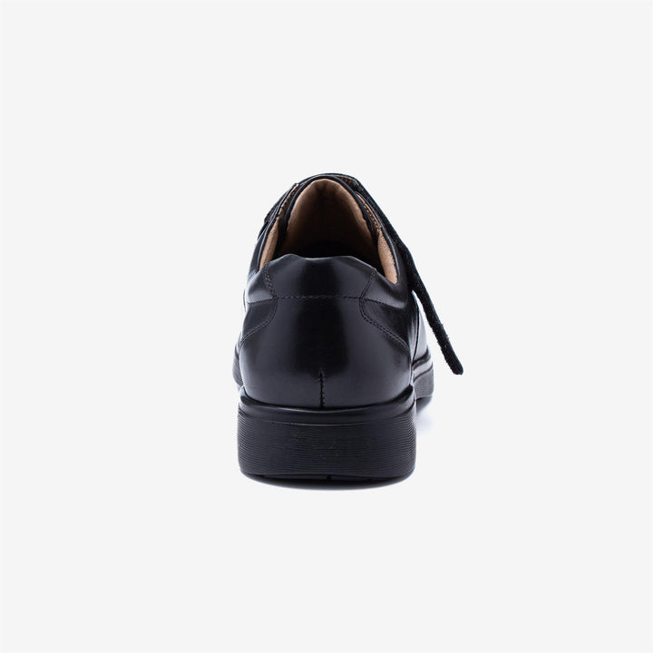 Mens Wide Fit Tredd Well Roger Velcro Shoes in Black - Image 1