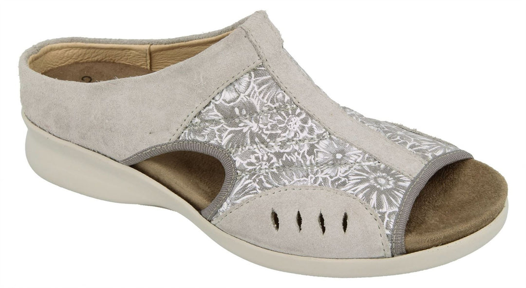 Womens Wide Fit DB Octavia Sandals in Navy - Image 4