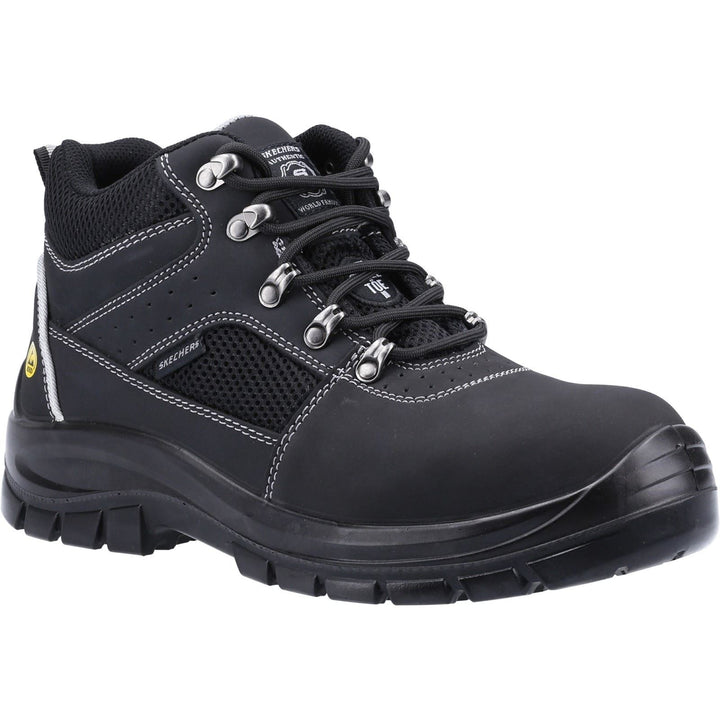 Men's Wide Fit Skechers 200002EC Trophus Letic Safety Boots in Black - Image 1