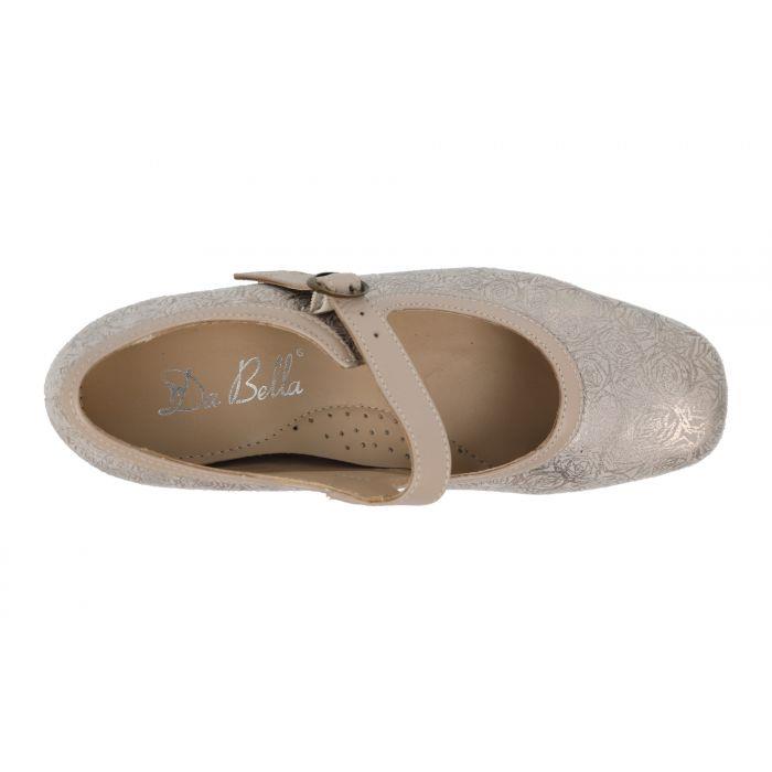 Women's Wide Fit DB Bangalore Shoes in Black Stretch Textile - Image 1