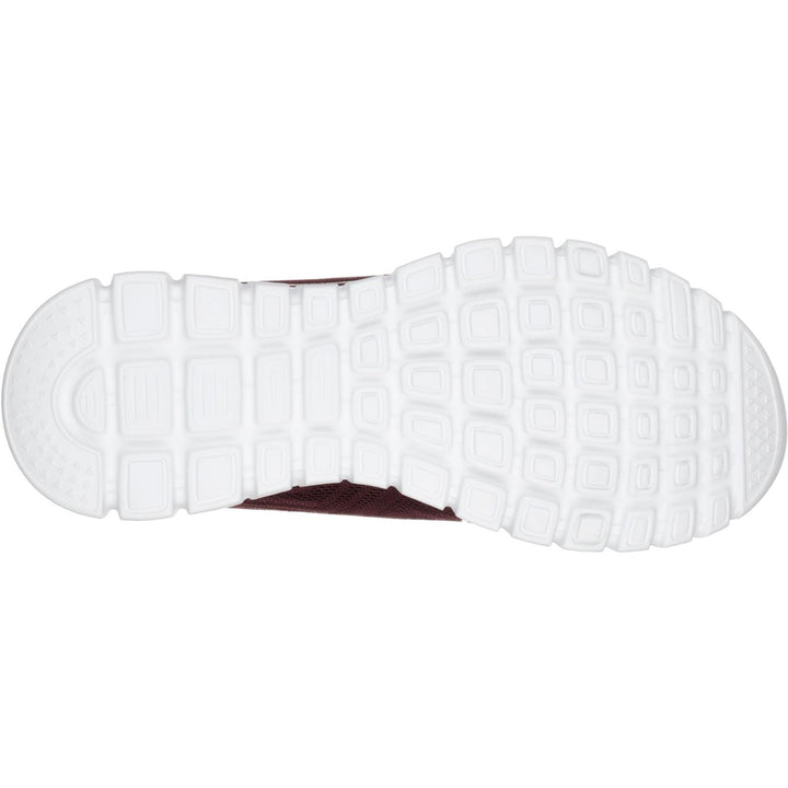 Women's Wide Fit Skechers 12615 Graceful Get Connected Sports Trainers - Wine in Wine - Image 1
