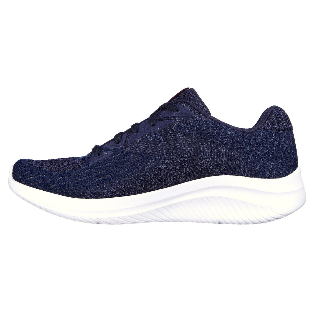 Women's Wide Fit Skechers 149705 Ultra Flex 3.0 Best Time Trainers in Navy - Image 4