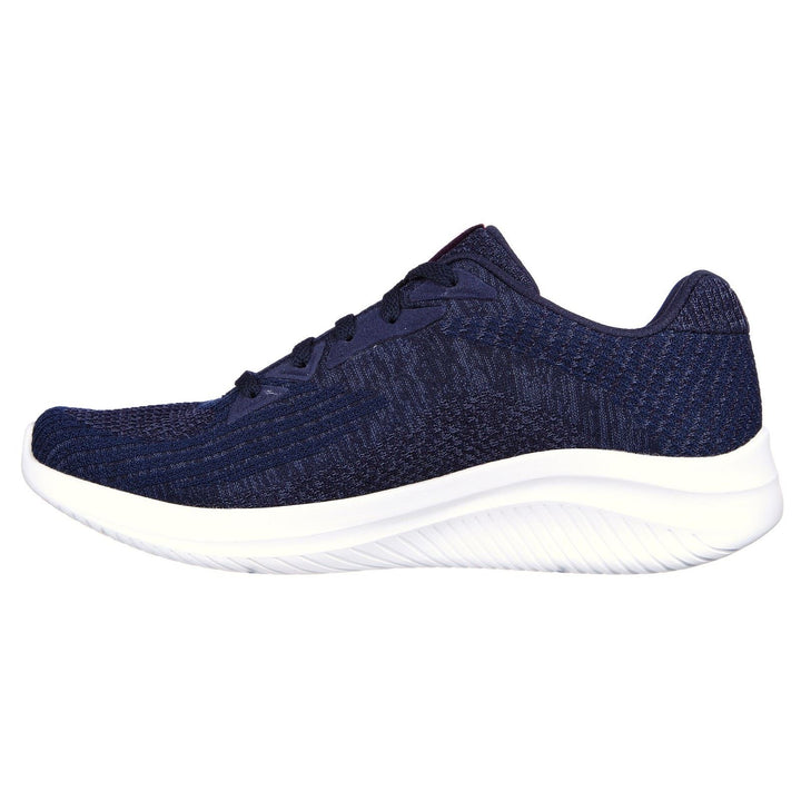 Women's Wide Fit Skechers 149705 Ultra Flex 3.0 Best Time Trainers in Navy - Image 1
