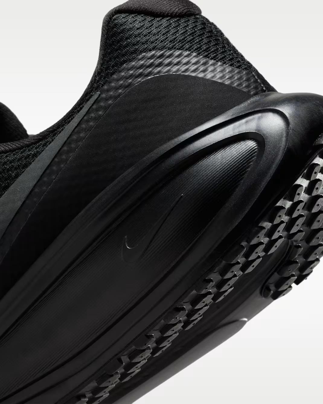 Women's Wide Fit Nike HQ1996-004 Revolution 8 Running Trainers in Black/Anthracite - Image 5