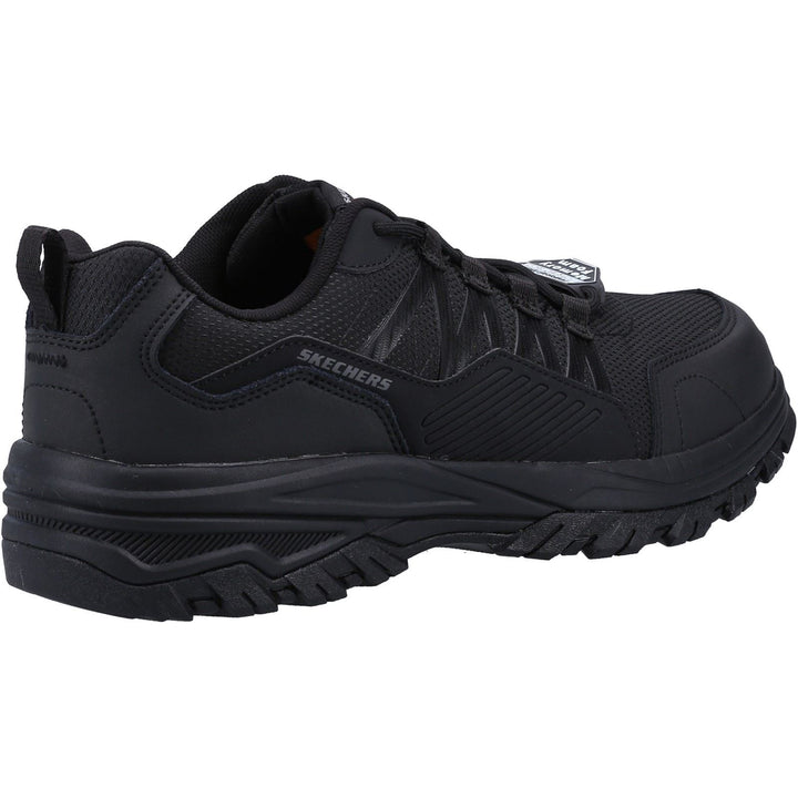 Men's Wide Fit Skechers 200000EC Fannter Occupational Trainers in Black - Image 1