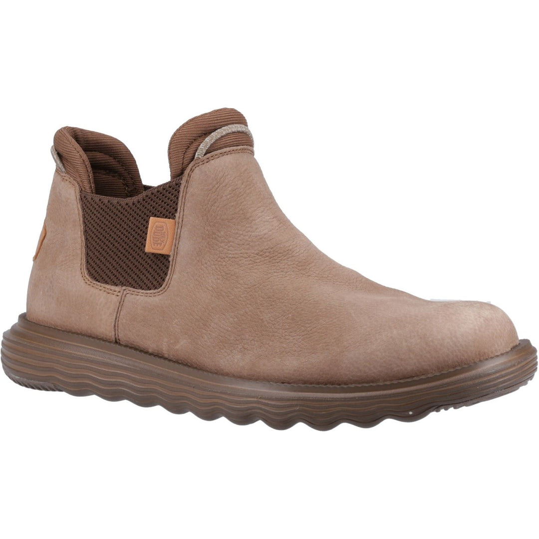 Men's Heydude  Branson Classic Slip On Boots in Brown - Image 3
