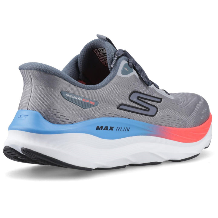 Men's Wide Fit Skechers 221000 Slip-ins Max Run Trainers in Grey/Multi - Image 1