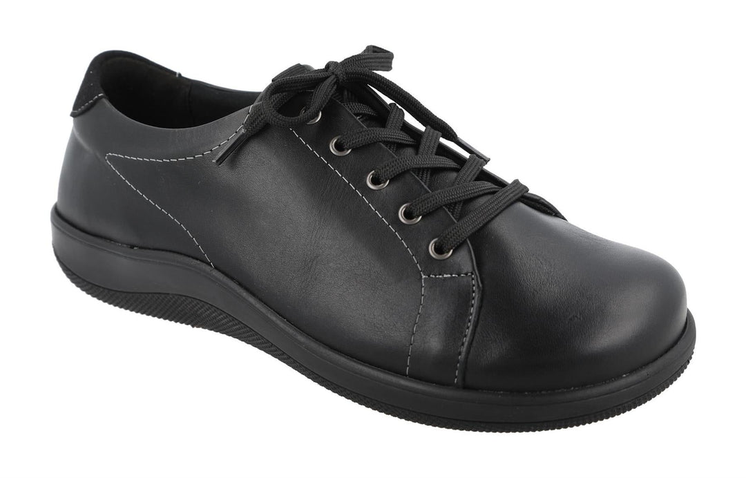 Women's Wide Fit DB Taylor Shoes in Black - Image 3