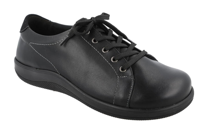 Women's Wide Fit DB Taylor Shoes in Black - Image 1