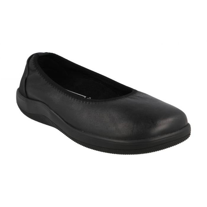 Women's Wide Fit DB Curtis Shoes in Black - Image 3