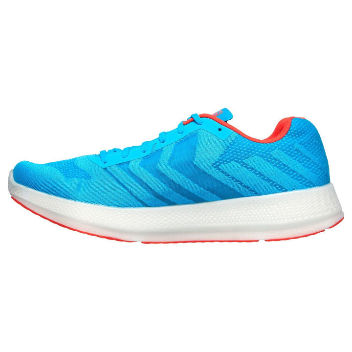Men's Wide Fit Skechers Go Run Razor + Razor + Sports Trainers in Black/Green - Image 1