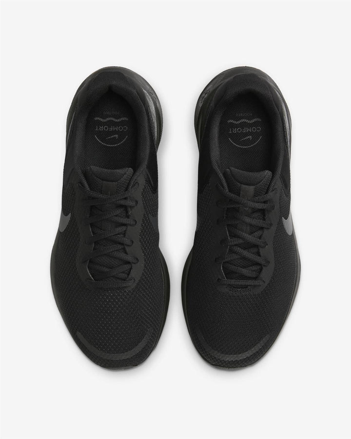 Men's Wide Fit Nike FB8501-001 Revolution 7 Running Trainers in Black - Image 1