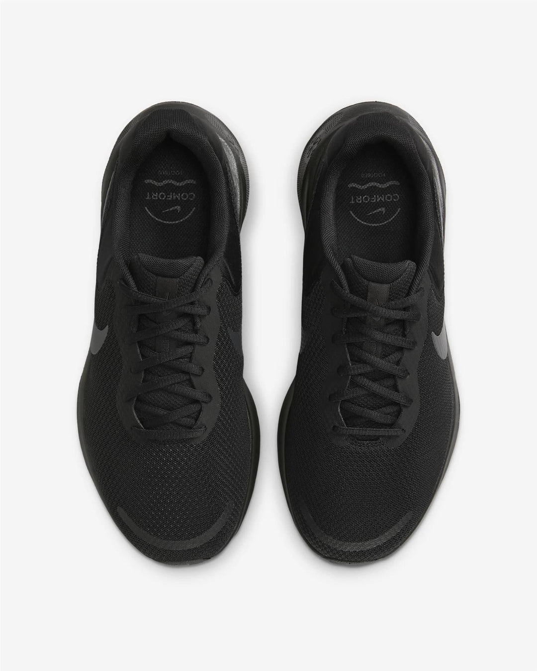 Women's Wide Fit Nike FB8501-001 Revolution 7 Running Trainers in Black - Image 7