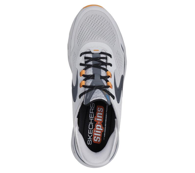 Men's Wide Fit Skechers 232921 Slip-ins Glide Step Altus Trainers in Black/Charcoal - Image 11