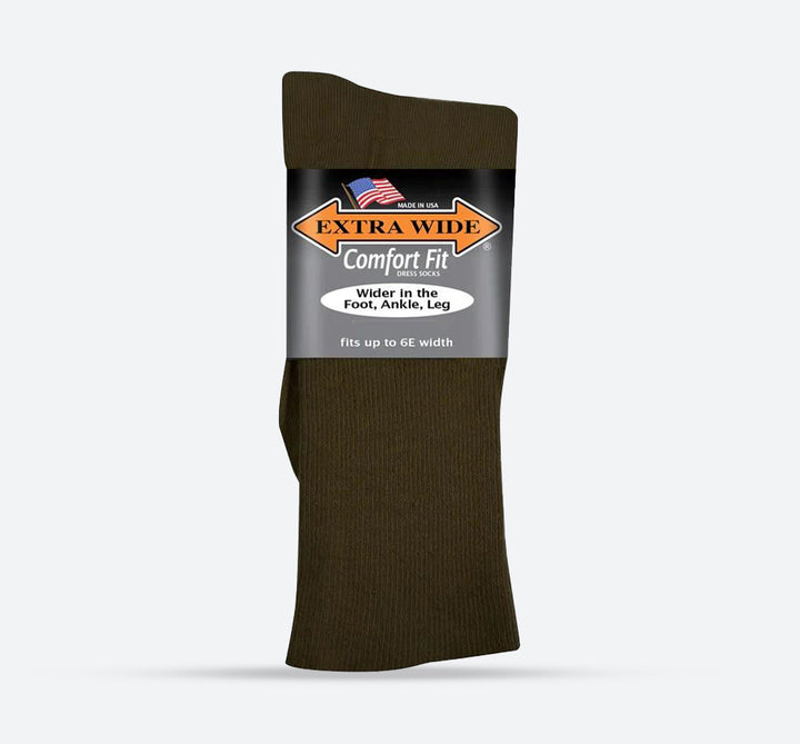 Mens Extra Wide 3804 Dress Socks in 12 UK-16 UK - Image 1