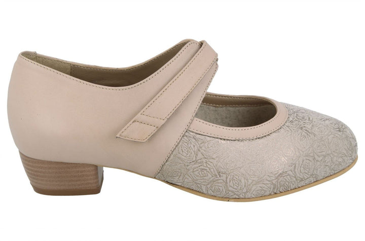 Womens Wide Fit DB Constance Shoes in Black - Image 1