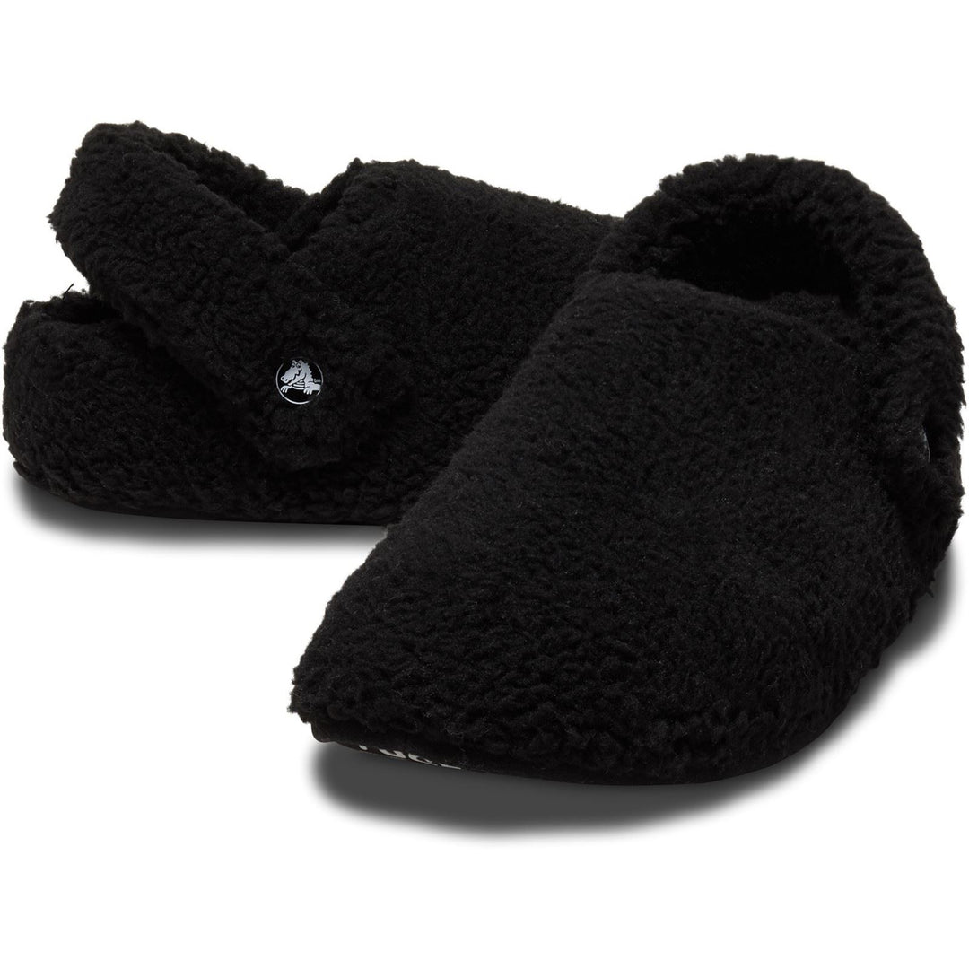 Women's Crocs 209386 Classic Cozzzy Slippers in Black - Image 4