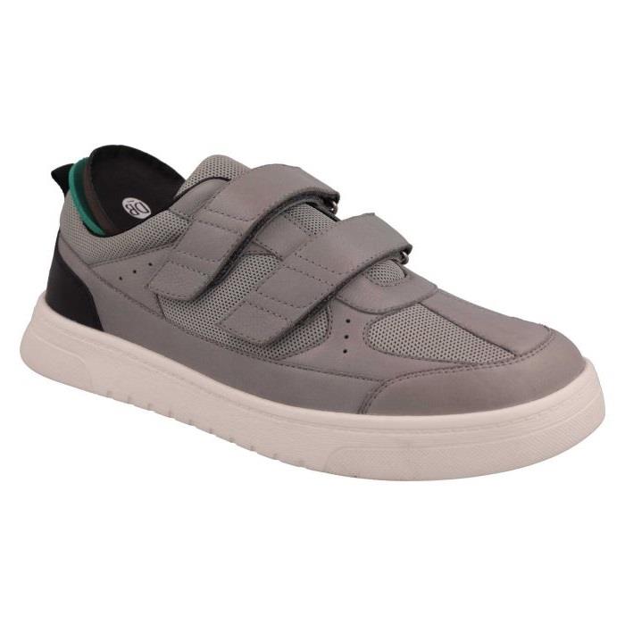 Men's Wide Fit DB Jude Shoes in Navy Leather / Navy Mesh - Image 10