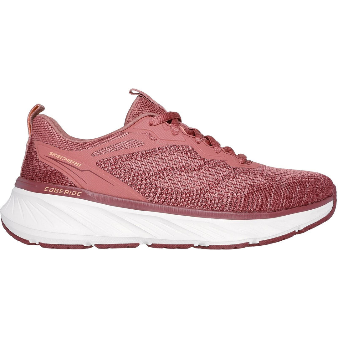 Women's Relaxed Fit Skechers 150471 Edgeride Power Flow Trainers in Black/Lavender - Image 10