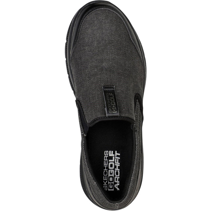 Men's Wide Fit Skechers 214035 Go Golf Arch Fit Trainers in Navy/Grey - Image 1