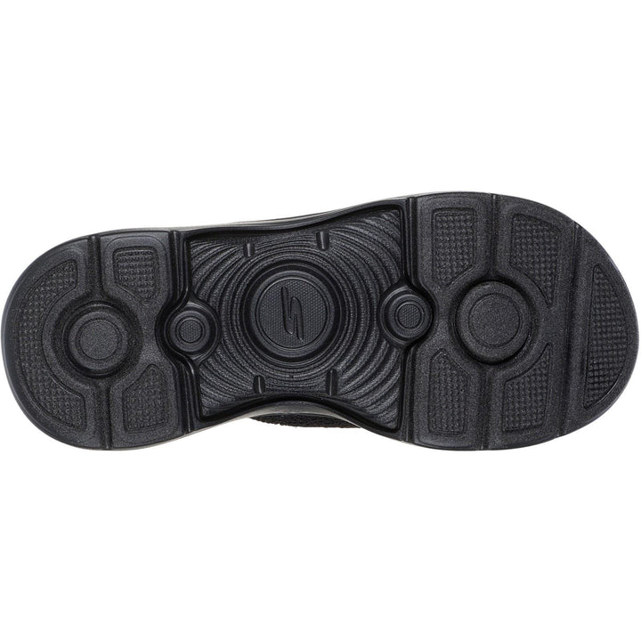 Women's Wide Fit Skechers 140861 Carrie Go Walk Arch Fit 2.0 Sandals in Black - Image 1