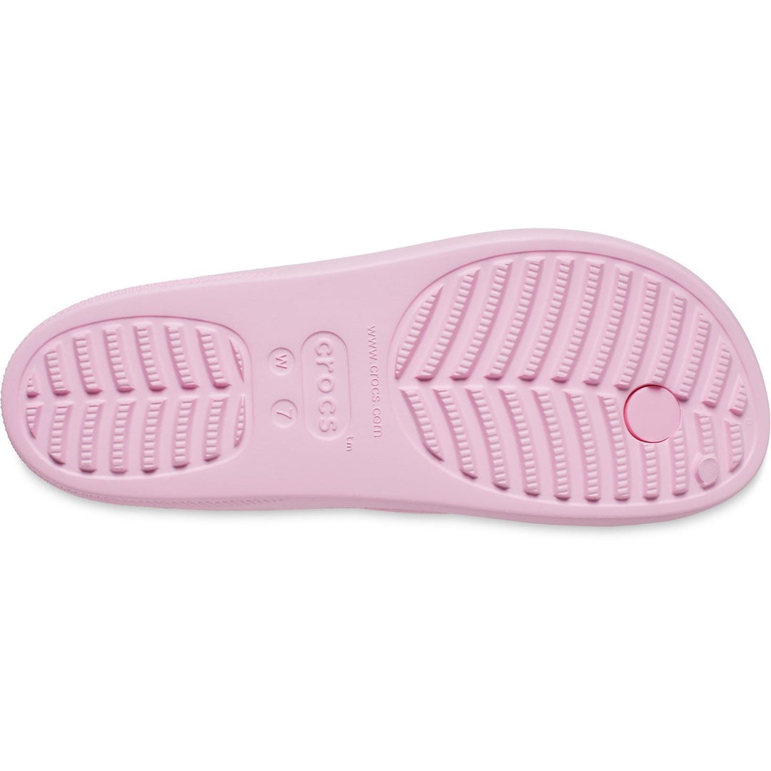 Women's Crocs 207714 Classic Platform Flip Flop in Bone - Image 20