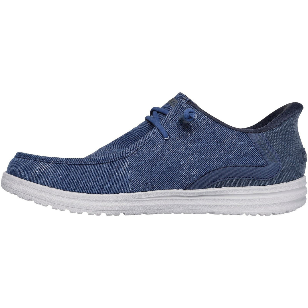 Men's Relaxed Fit Skechers 210959 Slip-ins Melson Coronado Trainers in Denim - Image 4