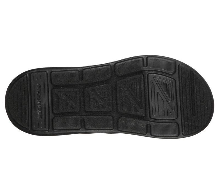 Men's Wide Fit Skechers 204383 Relaxed Fit Sargo Point Vista Flip Flops in Black - Image 1