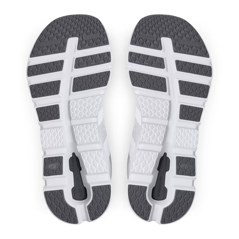 Women's Wide Fit On Cloudrunner Training Shoes - White/Frost in White/Frost - Image 6