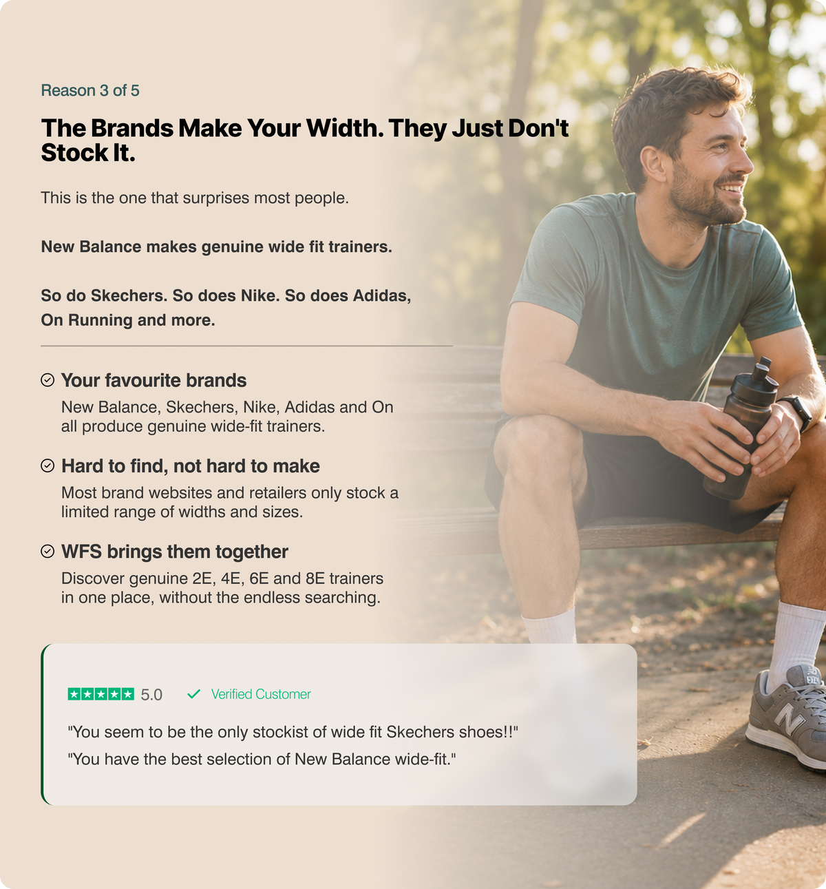 5 Reasons People With Wide Feet Struggle to Find Trainers That Actually Fit