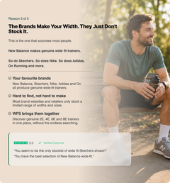 5 Reasons People With Wide Feet Struggle to Find Trainers That Actually Fit