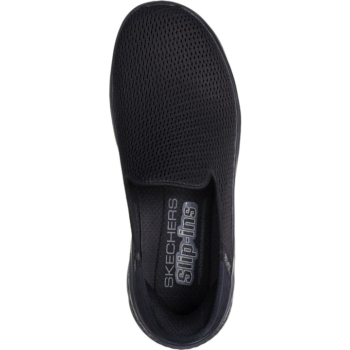 Women's Wide Fit Skechers 207230 Go Walk Flex Relish Trainers in Black - Image 1