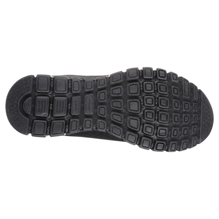 Women's Wide Fit Skechers 12615 Graceful Get Connected Sports Trainers - Black in Black - Image 1