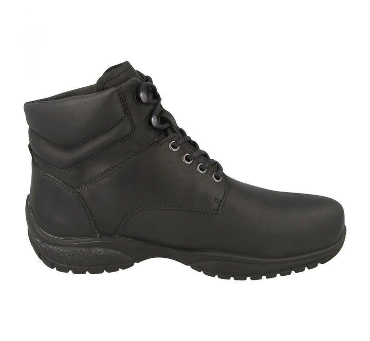 Mens Wide Fit DB Odessa Boots in Black Waterproof Nubuck - Image 1