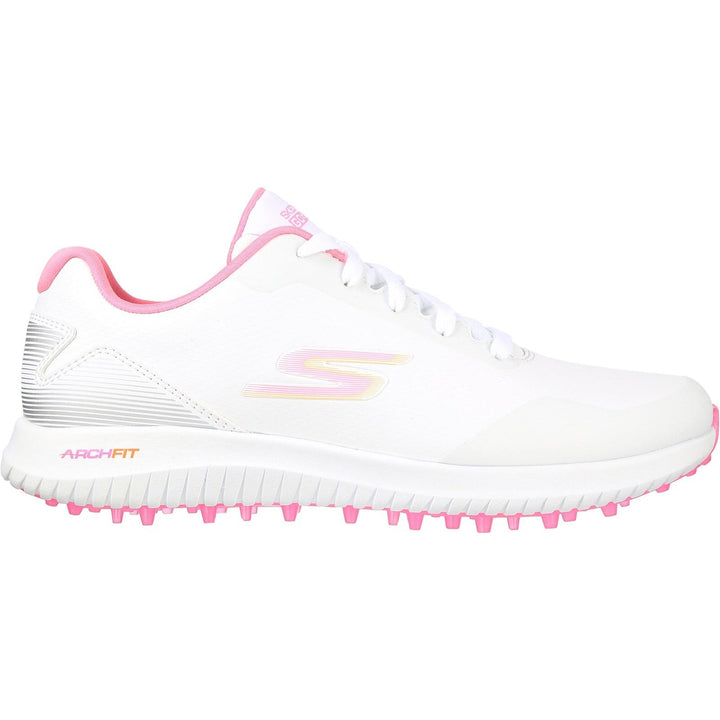 Women's Wide Fit Skechers 123030 Go Golf Max 2 Trainers in White/Multi - Image 1