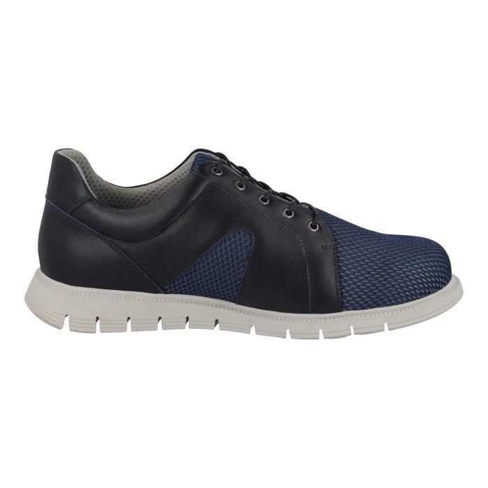 Men's Wide Fit DB Phil Shoes with Style in Black - Image 9