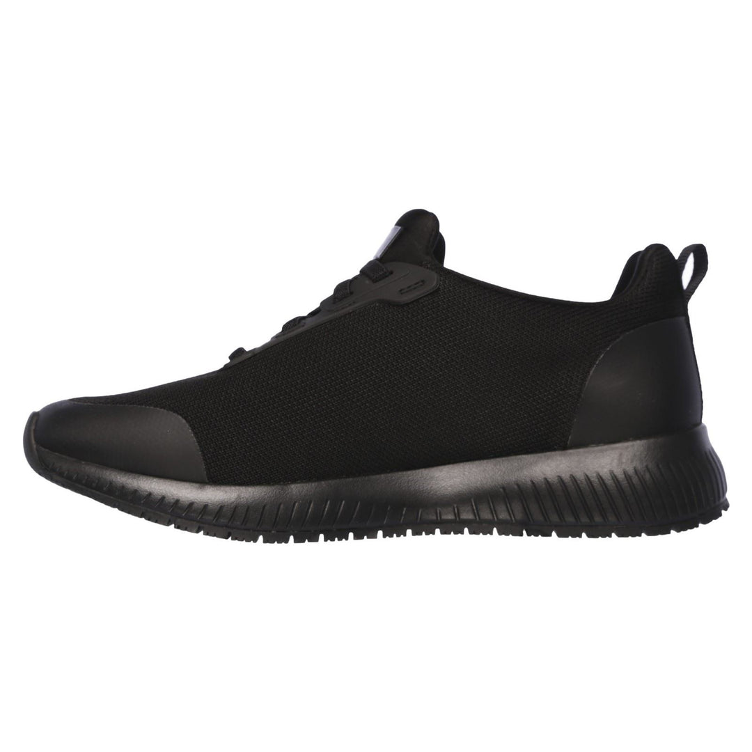 Women's Wide Fit Skechers 77222WEC Squad SR Occupational Trainers - Black in Black - Image 5