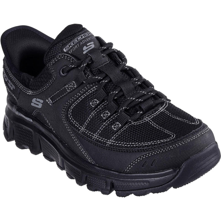 Women's Wide Fit Skechers 180147 Slip-ins Summits At Trainers in Black - Image 1