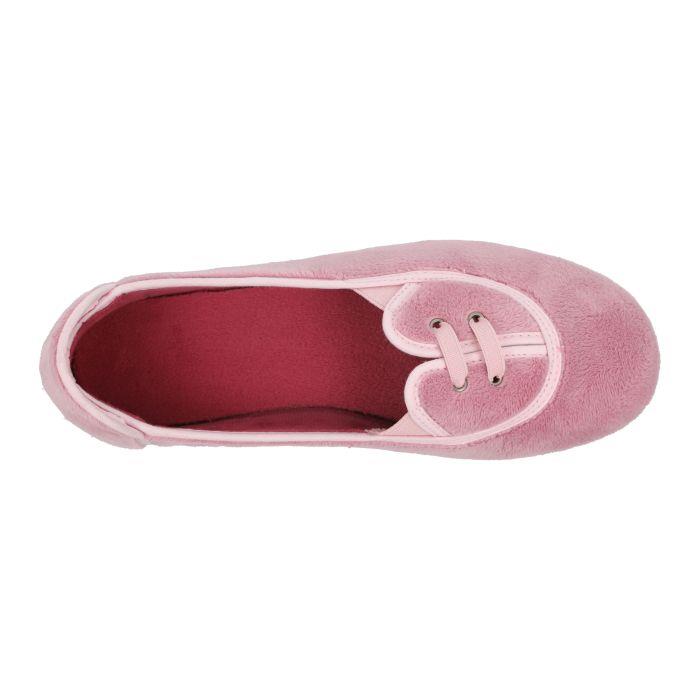 Women's Wide Fit DB Kent Slippers in Black Velour - Image 10