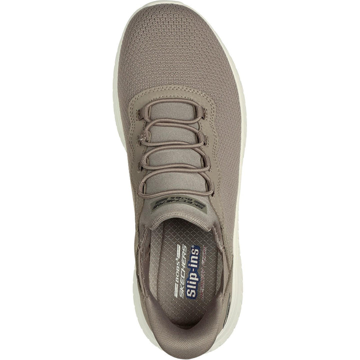 Women's Wide Fit Skechers 117500 Bobs Squad Chaos Daily Inspiration Trainer in Black - Image 1