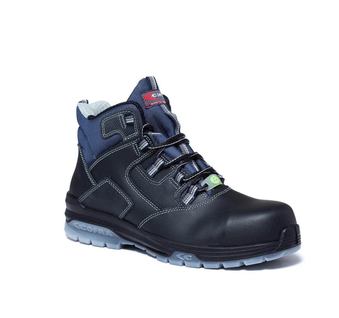 Mens Wide Fit Cofra FUNK Safety Boots in Black - Image 4