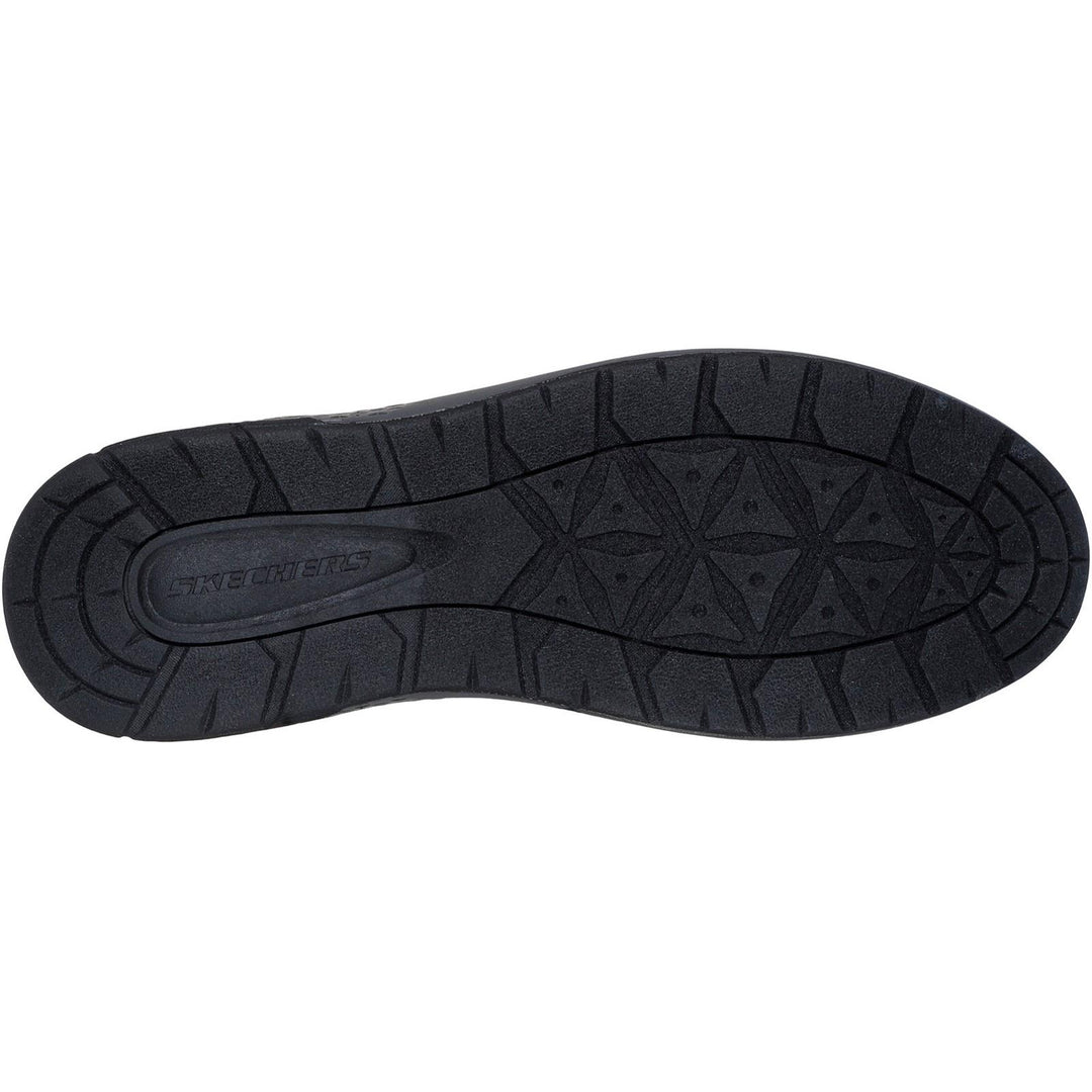 Men's Relaxed Fit Skechers 205235 Garlan Deno Waterproof Boots in Charcoal - Image 11