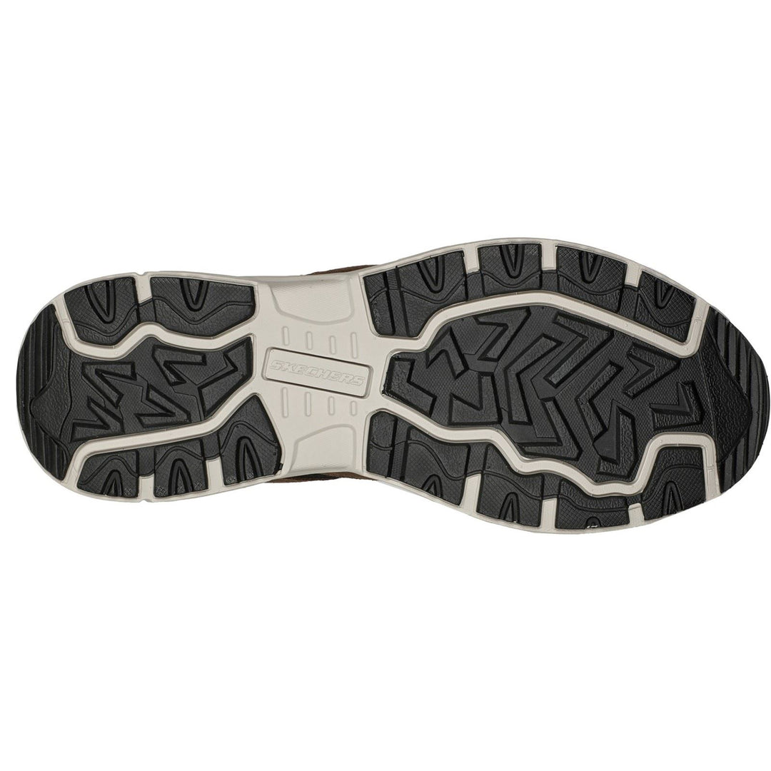 Men's Wide Fit Skechers 237348 Oak Canyon Sunfair Trekking Low Cut Trainers - Brown/Black in Brown/Black - Image 7