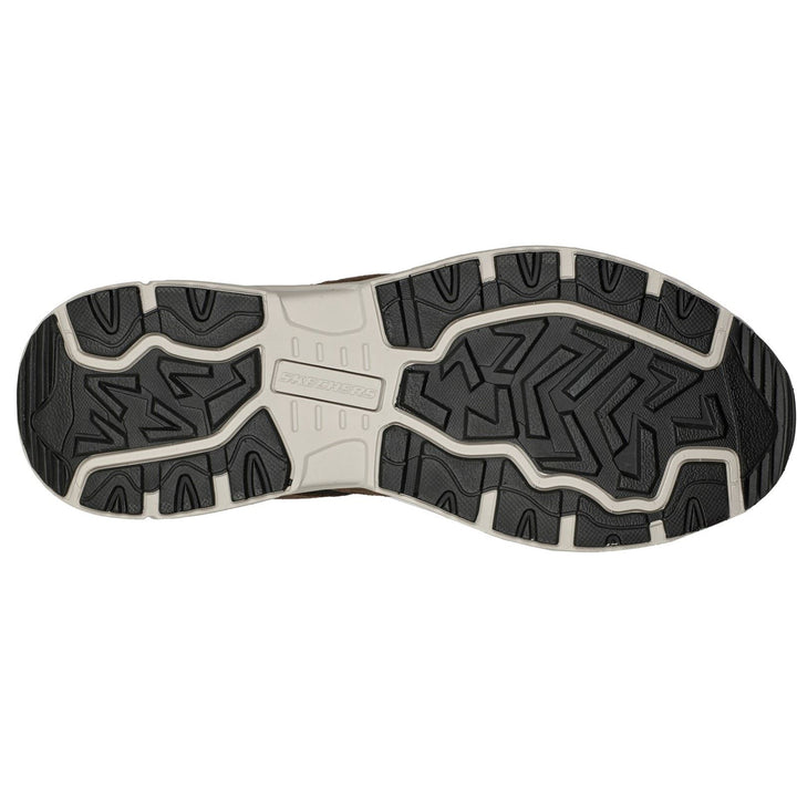 Men's Wide Fit Skechers 237348 Oak Canyon Sunfair Trekking Low Cut Trainers - Brown/Black in Brown/Black - Image 1